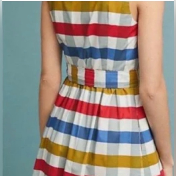 Maeve Gingham Cricket Club Colorful Dress, Size 14 - Picture 2 of 5